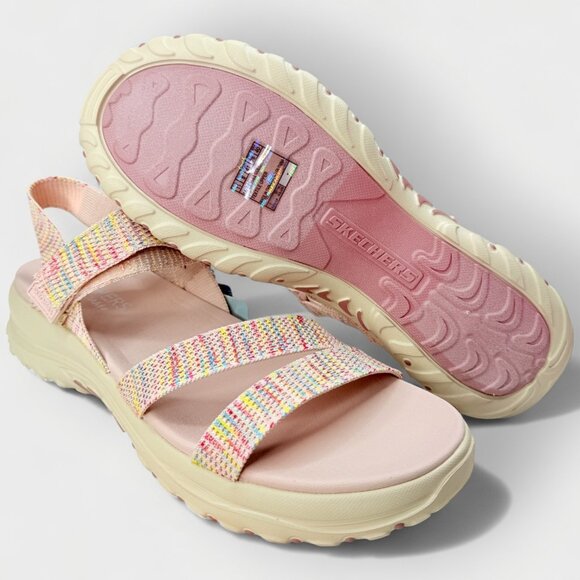 Skechers Reggae Bound 163681 Women’s Sandals 11M Natural/Tan Slingback - Picture 10 of 15